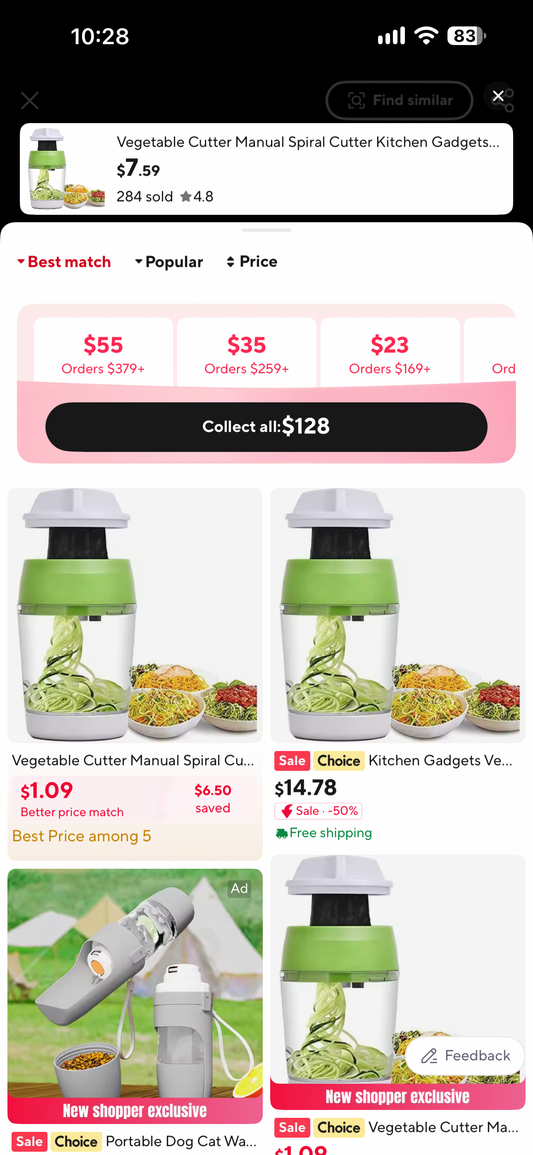 Manual Spiral Vegetable Cutter
